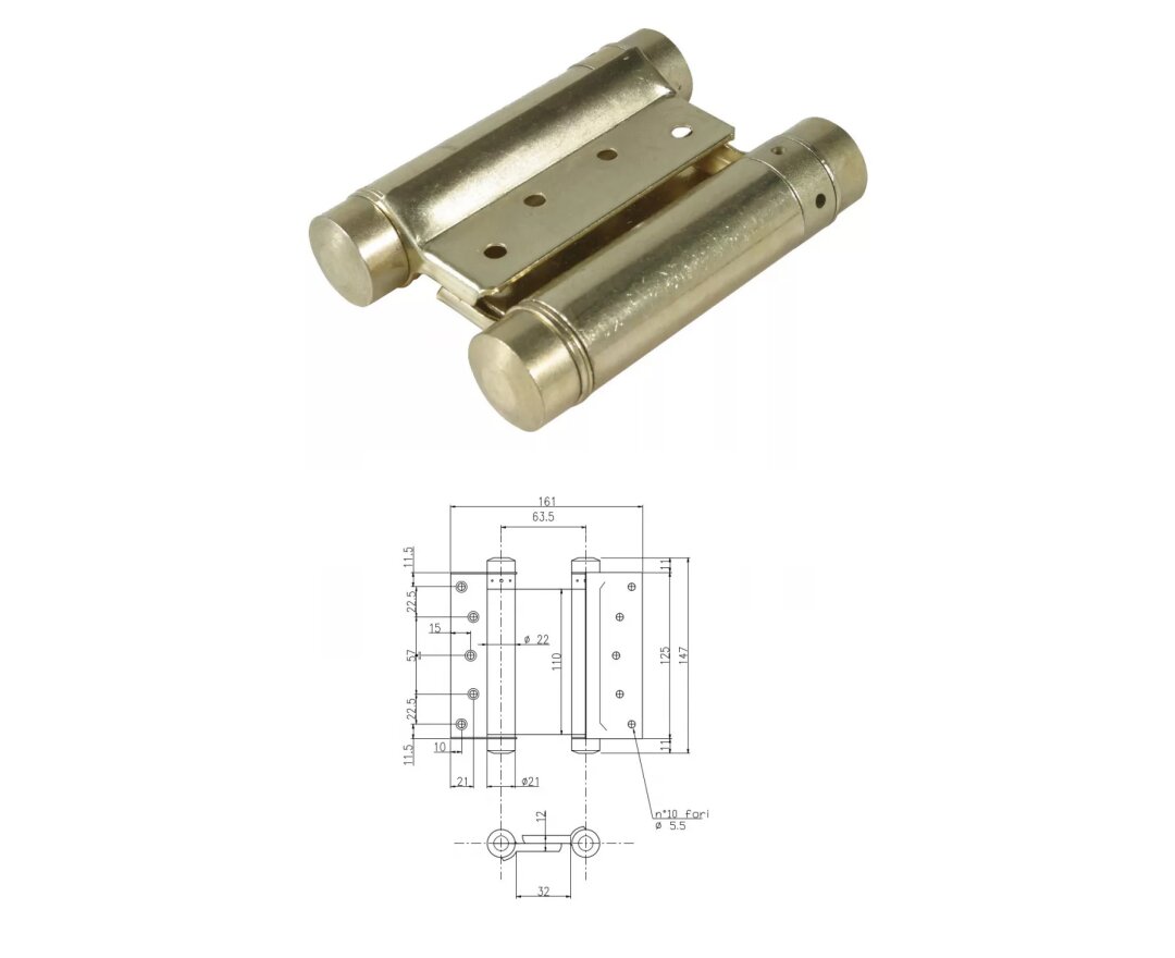 ZAWIAS WAHADŁOWY 125mm- fot-