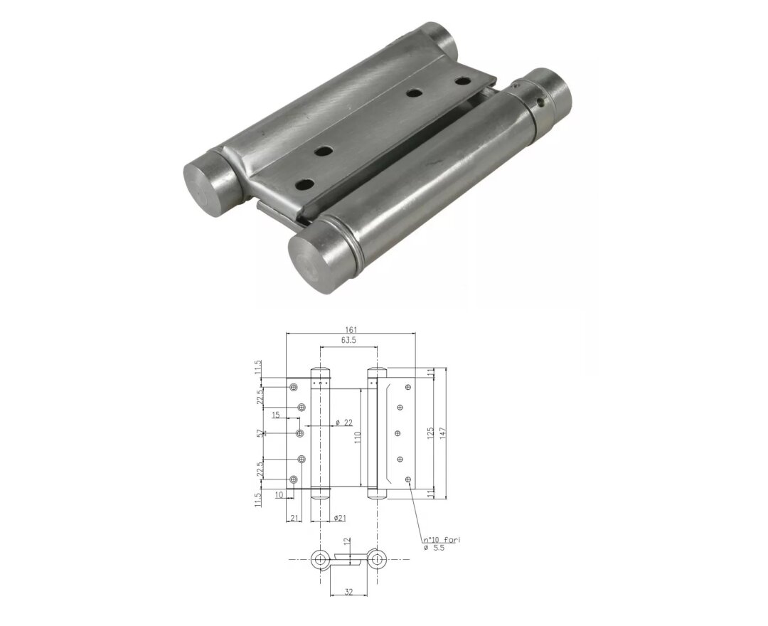 ZAWIAS WAHADŁOWY 125mm- fot-