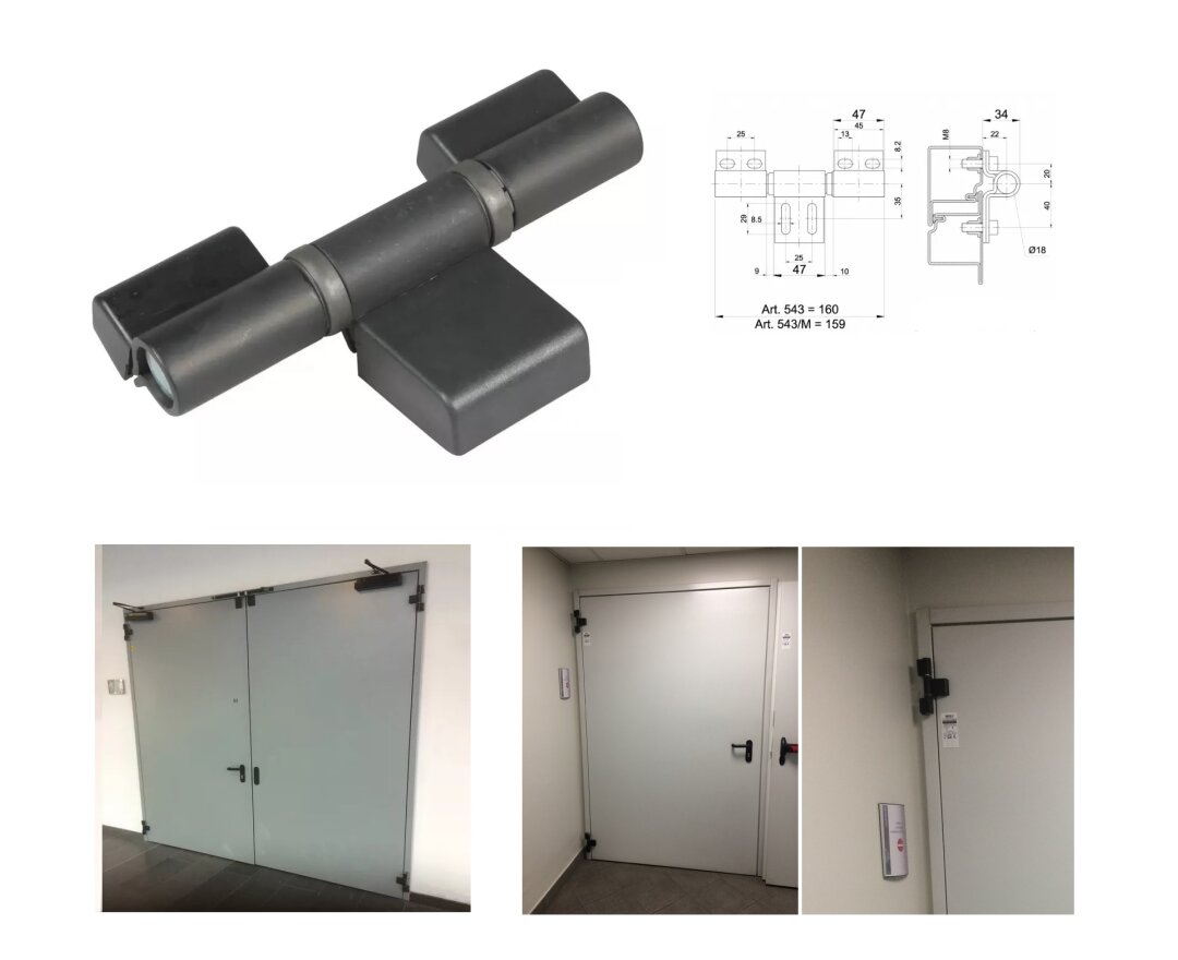 ZAWIAS TRZYCZĘŚCIOWY LAKIEROWANY- fot-