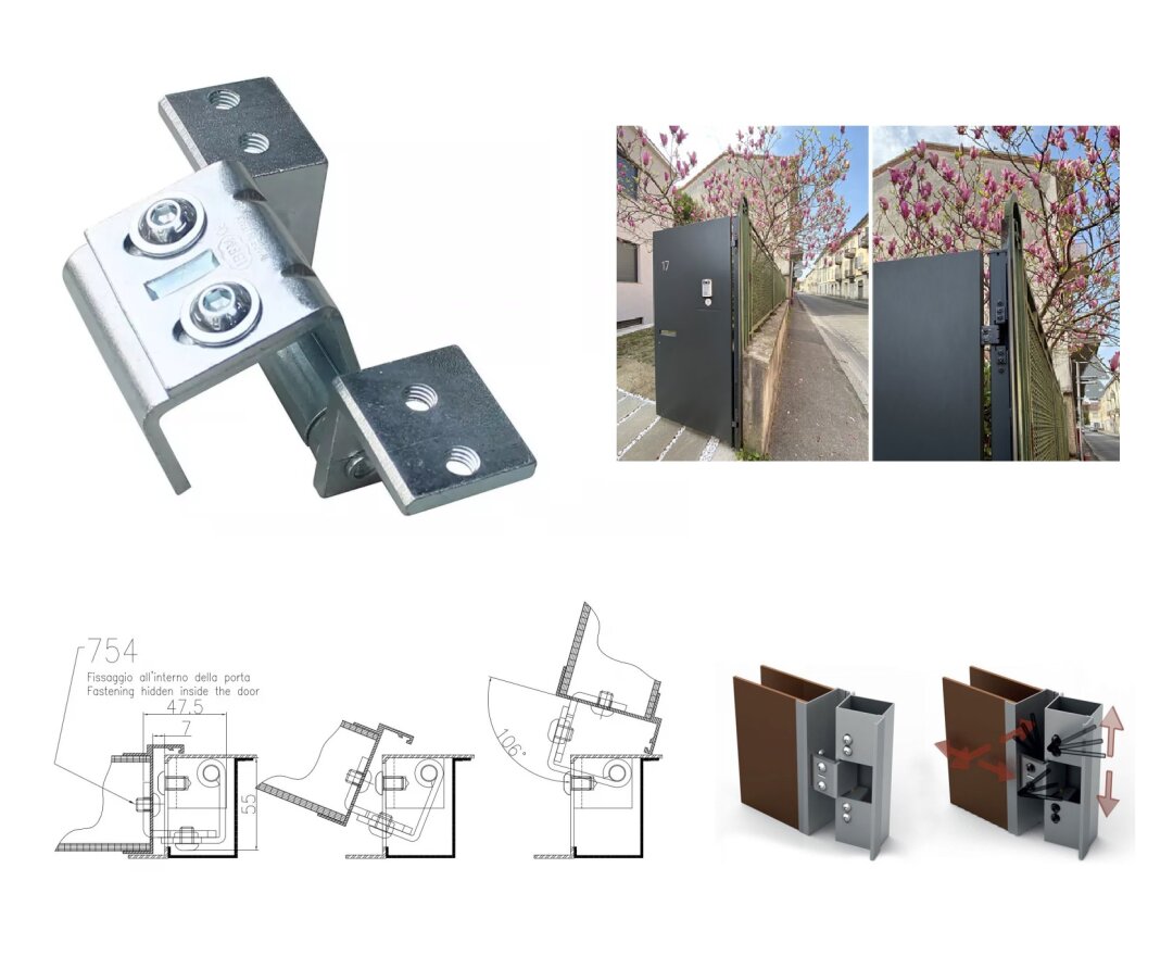 ZAWIAS WPUSZCZANY TRZYCZĘŚCIOWY Z REGULACJĄ, PŁYTKA NIEWIDOCZNA- fot-