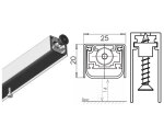 USZCZELKA OPADAJĄCA ACOUSTIC ALU 930mm (>780mm) [K5-240-1GA-0930] UE Srebrny