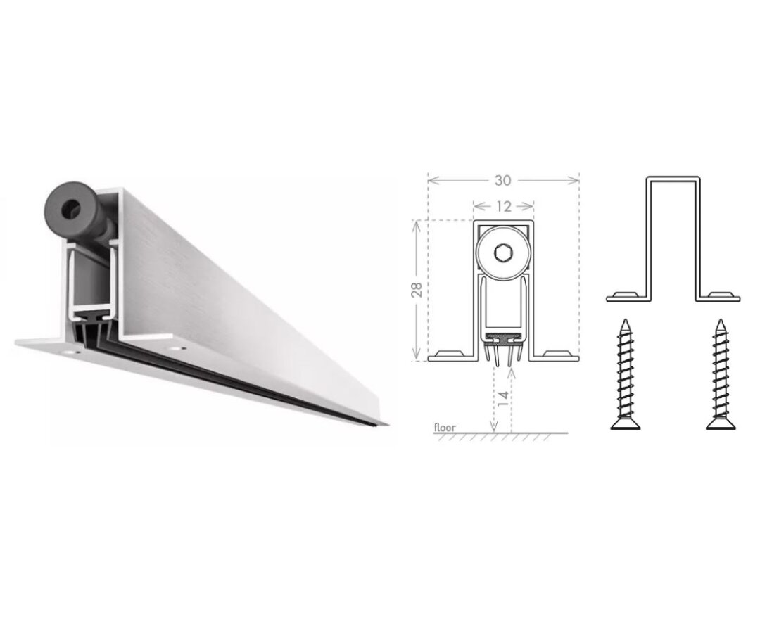 USZCZELKA OPADAJĄCA ALETTE A 930mm (>730mm) [K5-515-1A-0930]- fot-