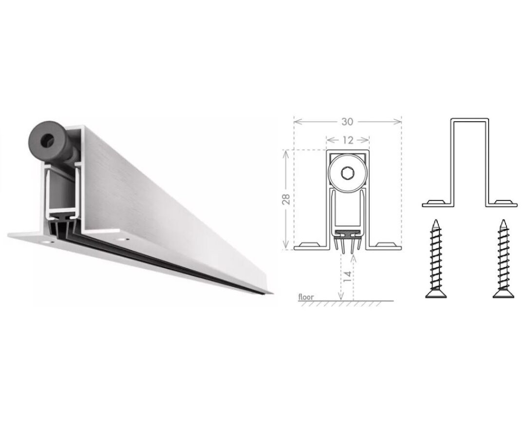 USZCZELKA OPADAJĄCA ALETTE A 1030mm (>830mm) [K5-515-1A-1030]- fot-