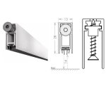 USZCZELKA OPADAJĄCA 1328 A 930mm (>730mm) [K5-500-1A-0930] UE Srebrny