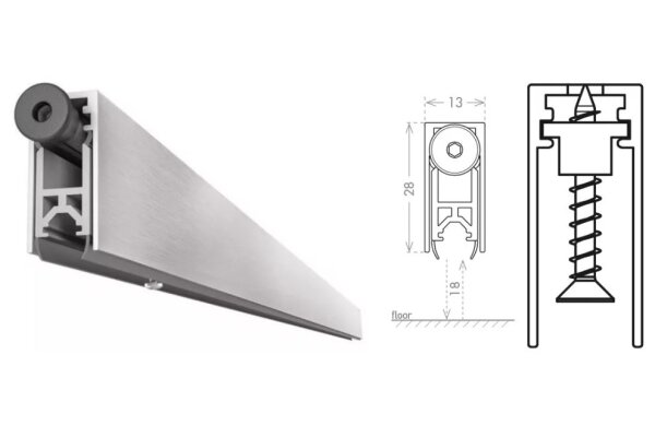 USZCZELKA OPADAJĄCA TOP 930mm (>780mm) [K5-530-1T-0930] UE