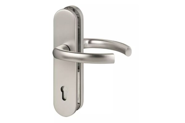 KLAMKA LOGO 72WB (PZ) (F1) [GD 85-95mm] UE Srebrny