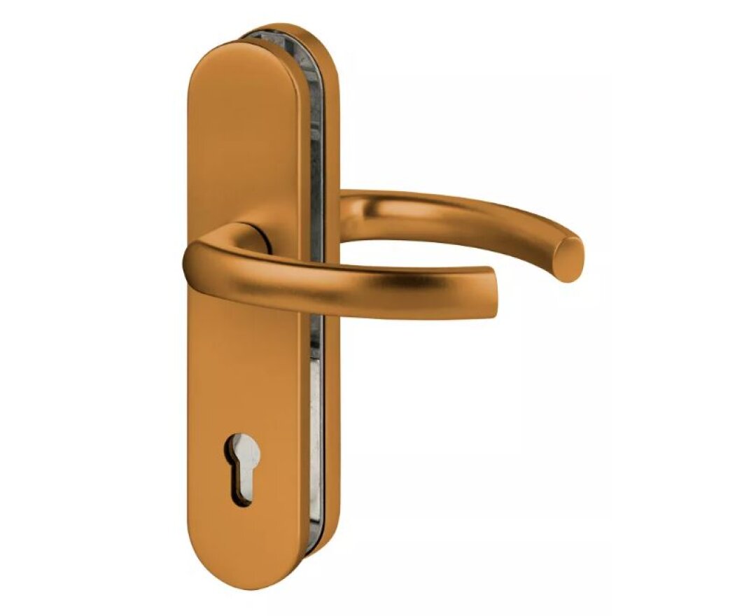 KLAMKA LOGO 92WB (PZ) (F4) [GD 85-95mm]- fot-
