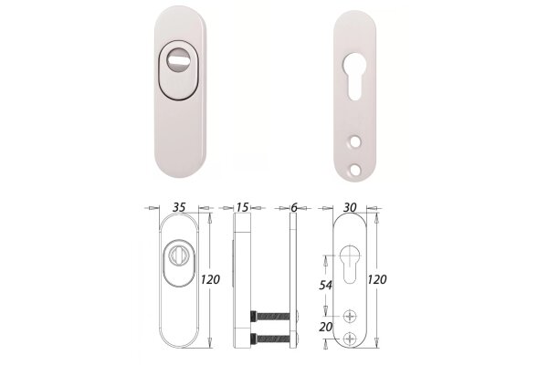 SZYLD WB Z ZABEZPIECZENIEM (F1) UE Srebrny