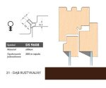 Uszczelka renowacyjna DS608 200m Deventer Dąb rustykalny