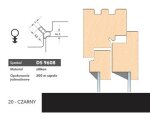 Uszczelka renowacyjna DS608 200m Deventer Czarny