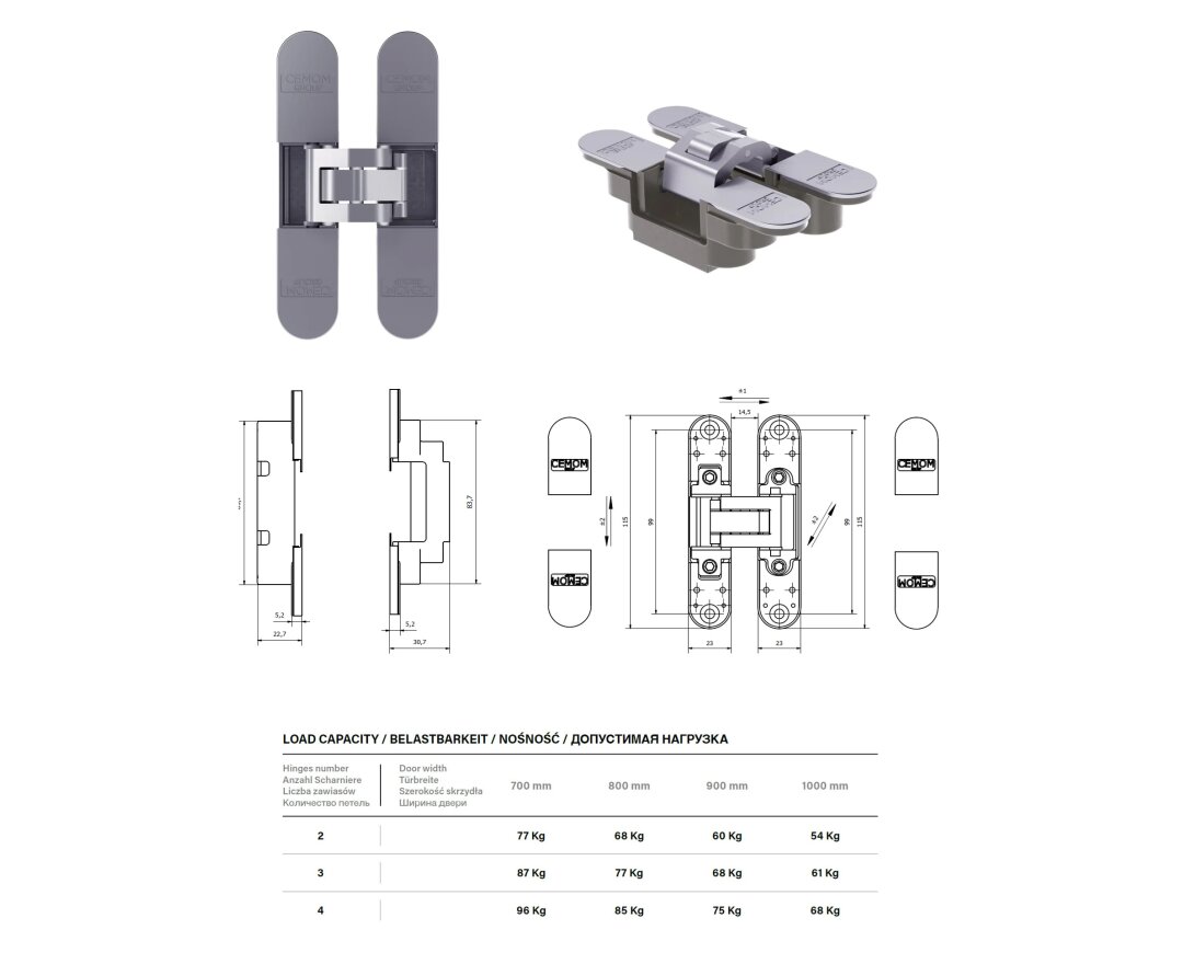 ZAWIAS POLSOFT CEMOM ESTETIC 4001/A CHROM SATYNA- fot-
