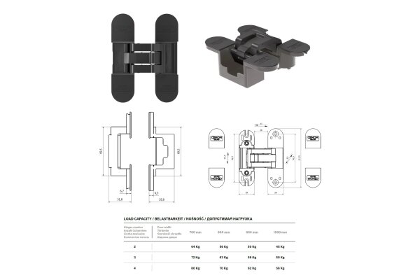ZAWIAS CEMOM ESTETIC A601 polsoft Czarny