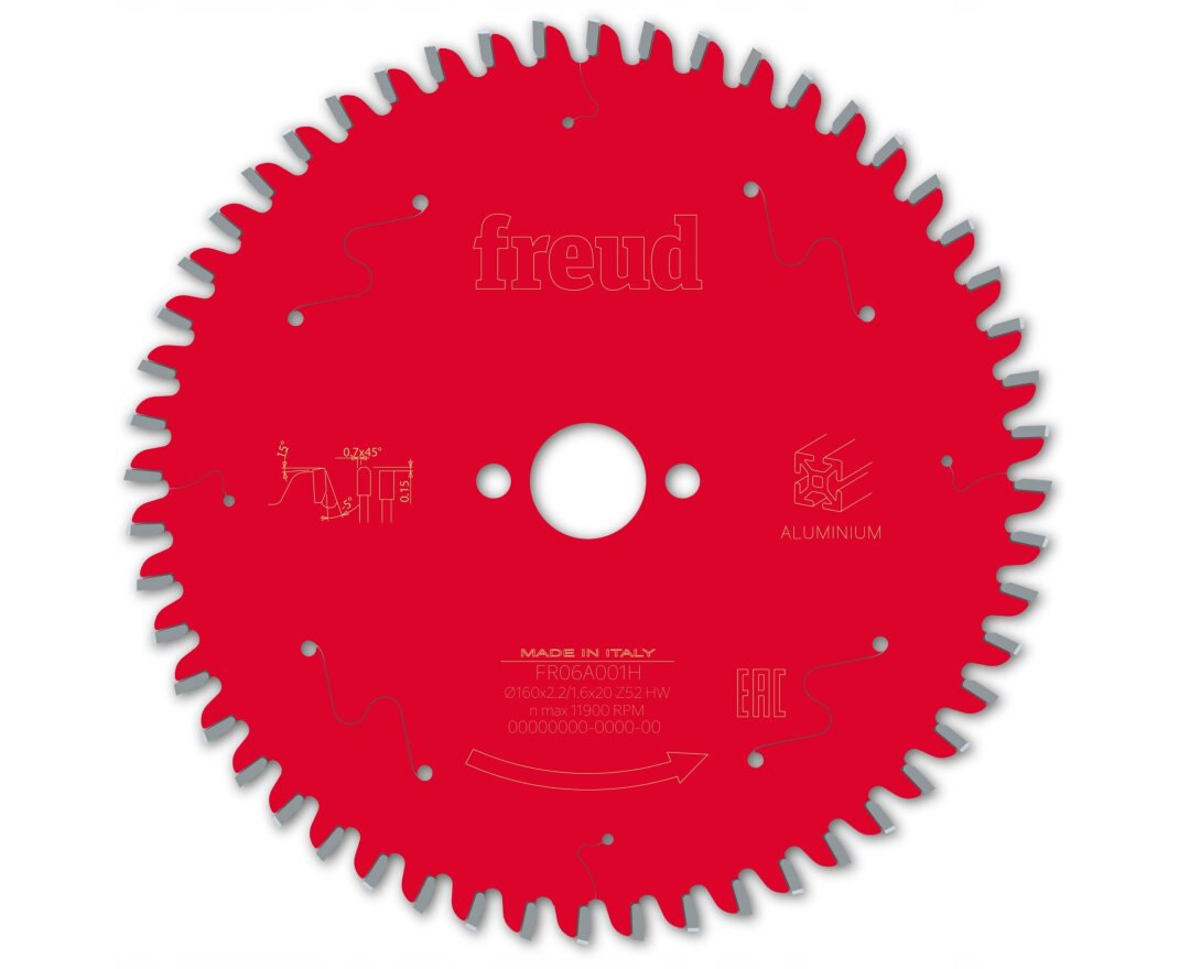 Tarcza Piła HM do aluminium FR06A001H- fot-