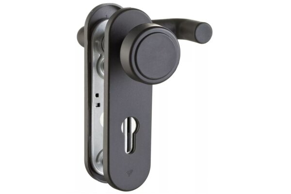 KLAMKO-GAŁKA 72WB 45x170 mm, PPOŻ. ISEO Czarny mat