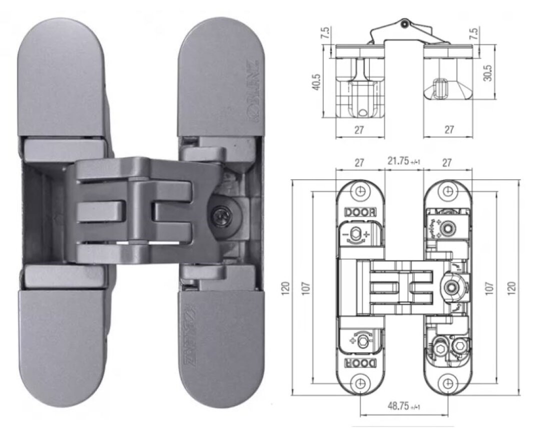 ZAWIAS WPUSZCZANY KUBICA K2700- fot-