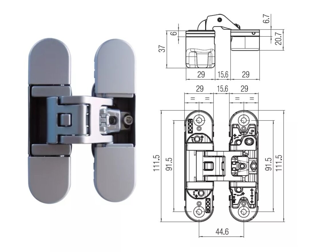 ZAWIAS WPUSZCZANY KUBICA K6700 HD [OPAKOWANIE PRZEMYSŁOWE]- fot-