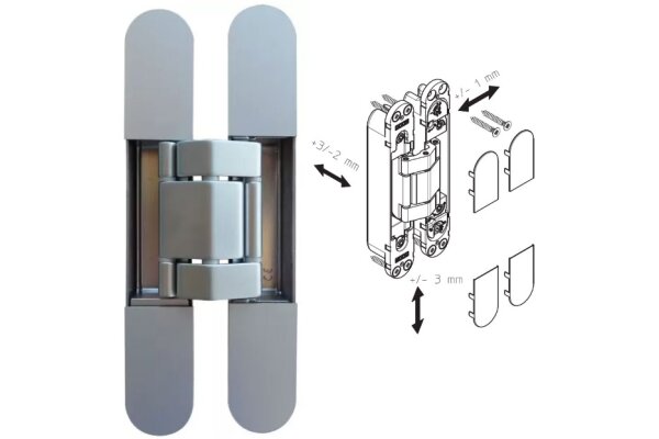 ZAWIAS WPUSZCZANY KUBI K7120 Koblenz Chrom matowy