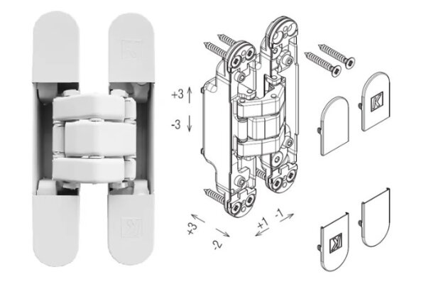 ZAWIAS WPUSZCZANY KARAKTER K8080 [80KG] 20szt. Koblenz Biały