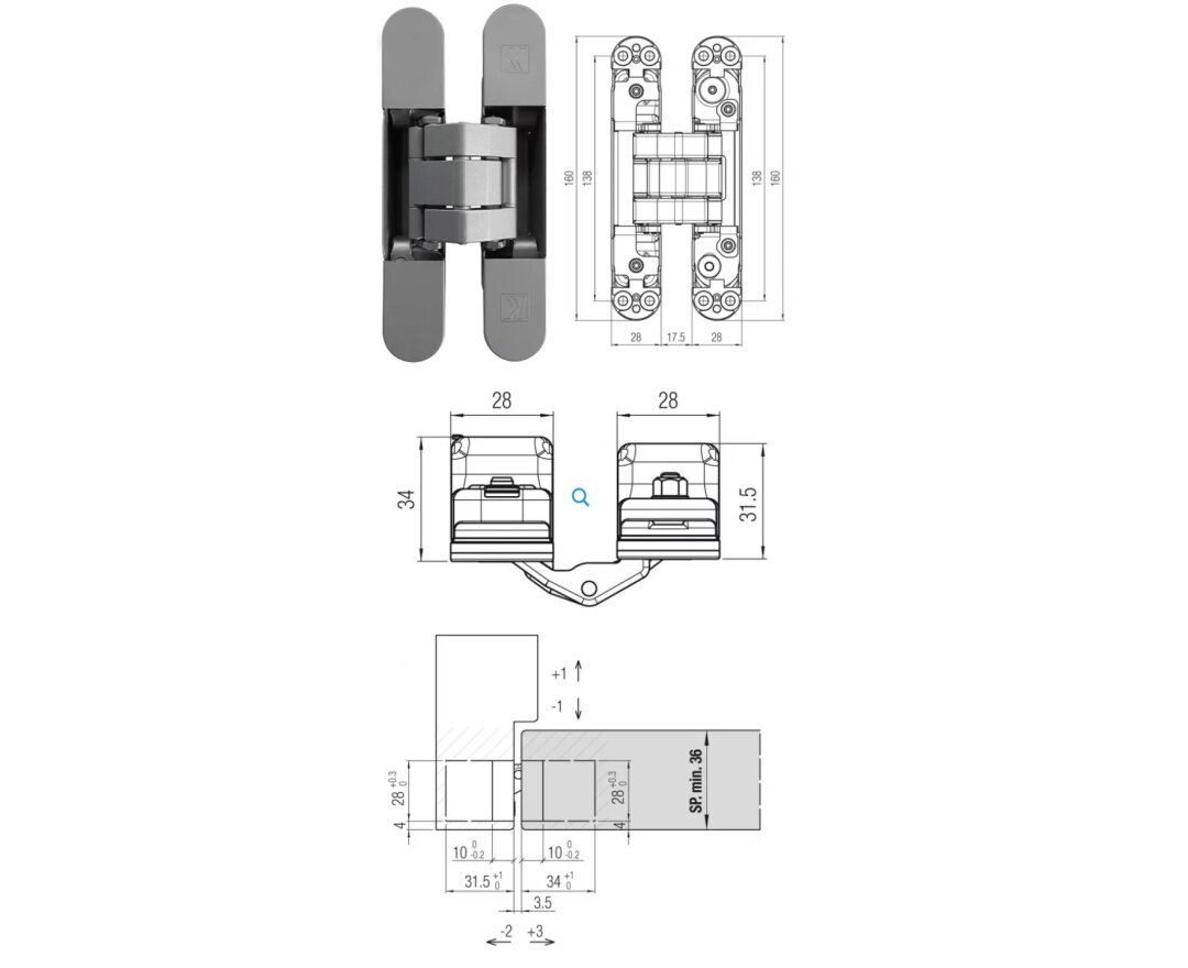 ZAWIAS WPUSZCZANY KARAKTER K8120 [120KG] 20szt.- fot-