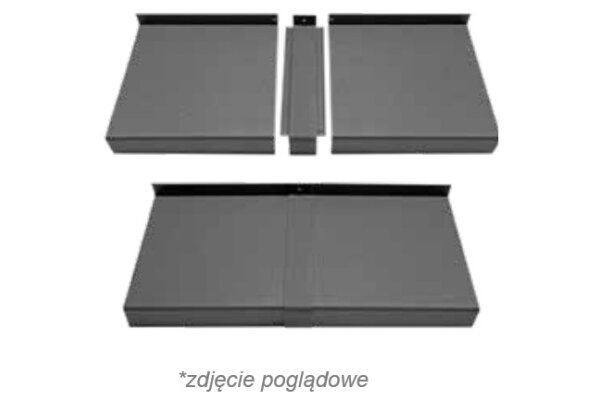 Łącznik aluminiowy prosty 180° ALURON do parapetów Classic aluron Ciemny brąz C34
