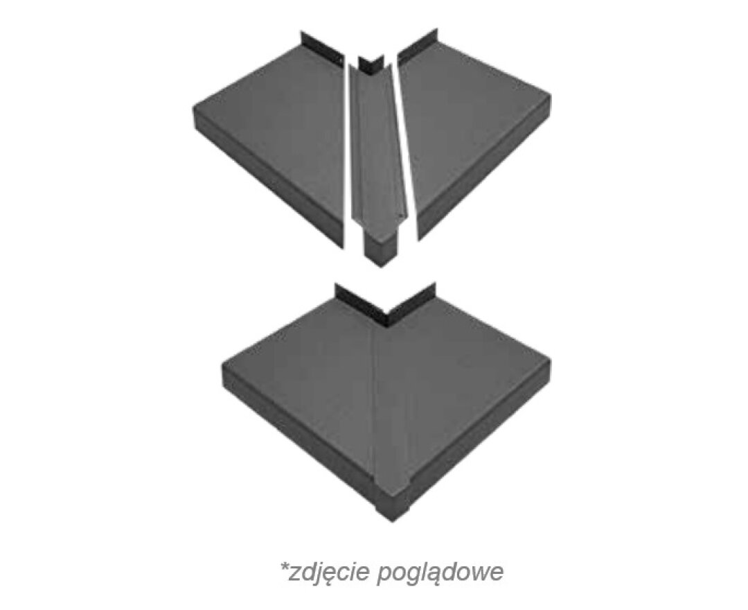 Łącznik kątowy zewnętrzny 90° ALURON Classic- fot-