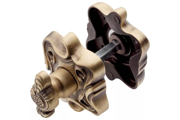 BLOKADA WC OZDOBNA 091 [POKRĘTŁO VINTAGE] PM Linea Cali Brąz matowy