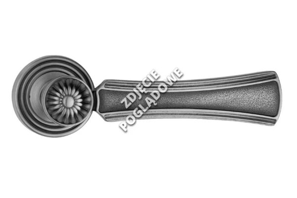 KLAMKA DAISY SZYLD OKRĄGŁY 112 PM Linea Cali Brąz jasny