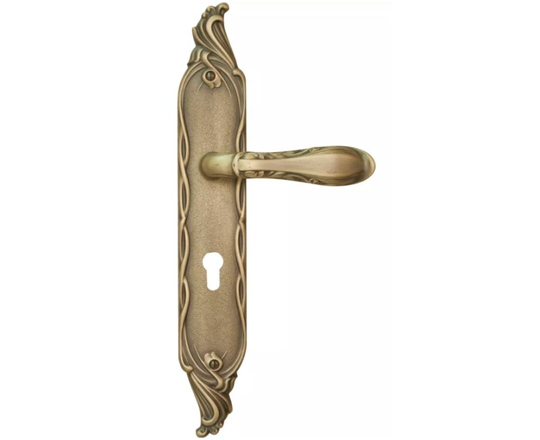 KLAMKA FORMA SZYLD OKRĄGŁY- fot-