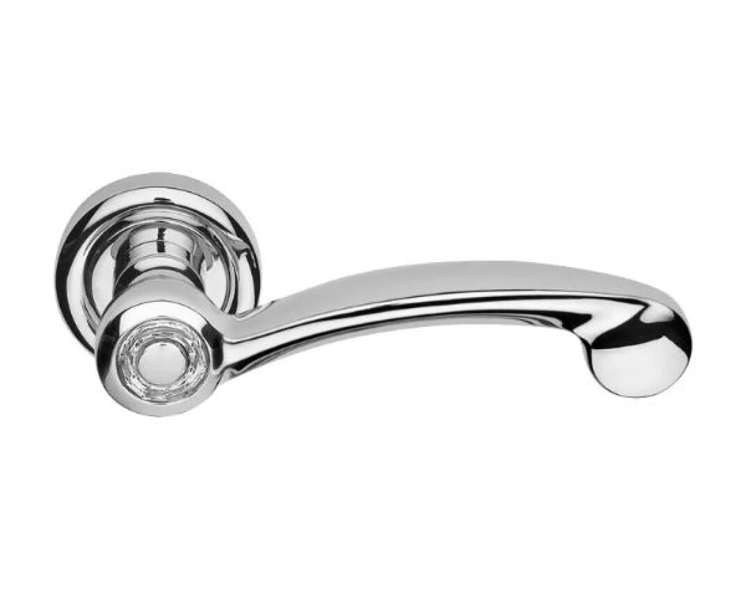 KLAMKA COSMIC CRYSTAL SZYLD OKRĄGŁY 103 CR- fot-