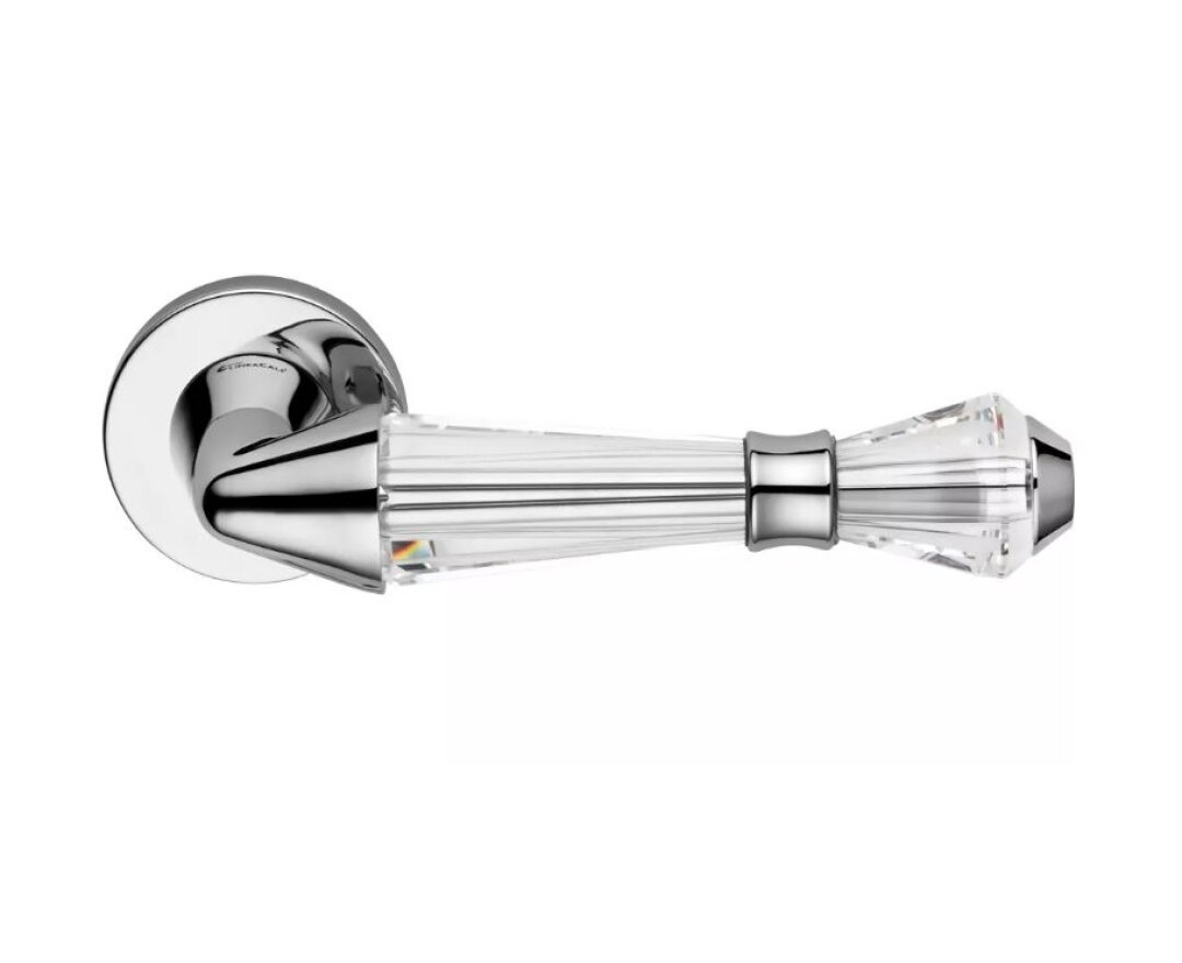 KLAMKA LUCE SZYLD OKRĄGŁY 023 CR- fot-