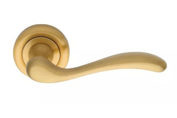 KLAMKA ONDA SZYLD OKRĄGŁY 103 OS Linea Cali Mosiądz matowy