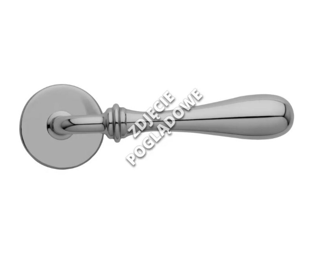 KLAMKA TOSCA SZYLD OKRĄGŁY 027 CR- fot-