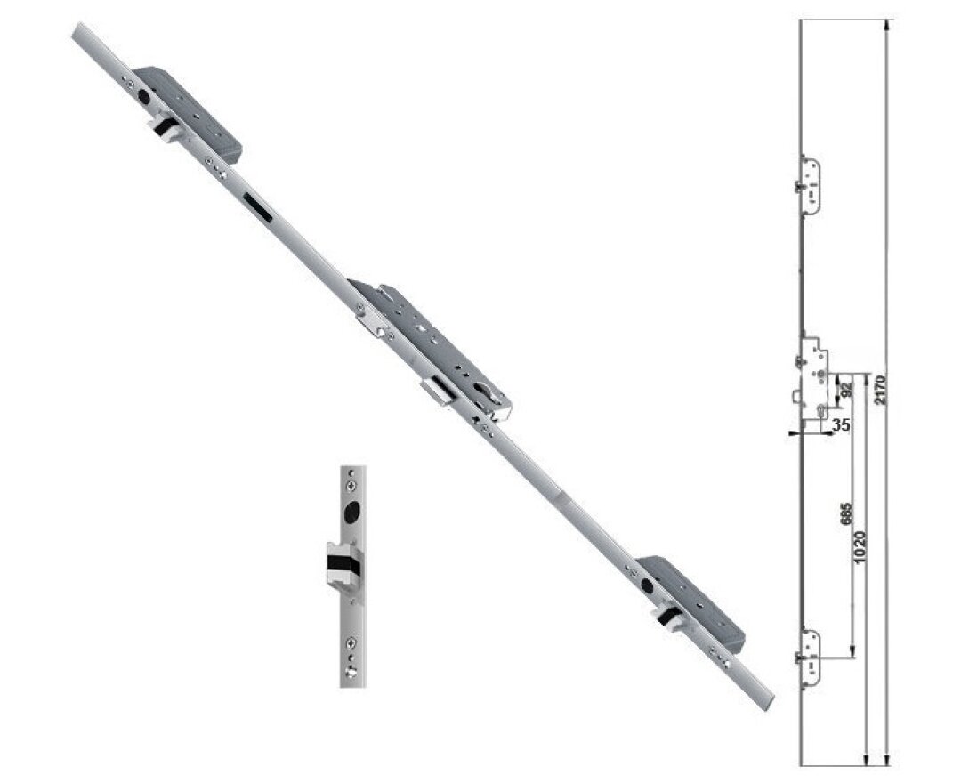 Zasuwnica drzwiowa 833 16/55/92/8 automat – języki- fot-
