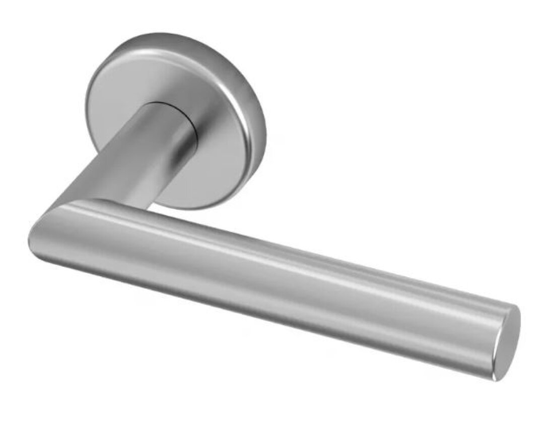 KLAMKA SALO SZYLD OKRĄGŁY 50mm CLAQ 35-65 Matowa- fot-