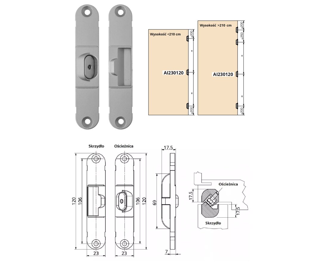 STABILIZATOR INVISACTA 230  2 szt.- fot-