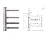 ZAWIAS OT 335 150 OTLAV Stal nierdzewna
