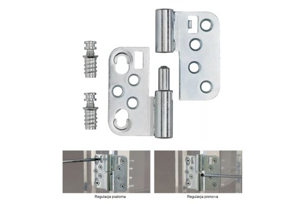 ZAWIAS NORDEX 2-D OT 484 160 LEWY 2 szt. OTLAV Galwanizowany