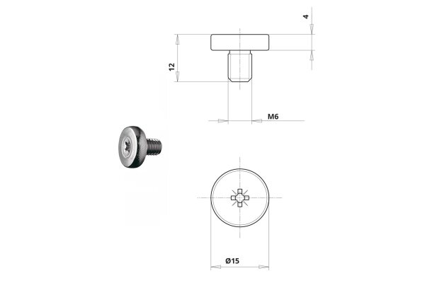 NAKRĘTKA DO ZAWIASU OT CI335 150 100 szt. OTLAV Nikiel