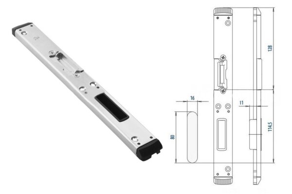 Zaczep zamka głównego lewy - SALAMANDER 2D/3D Fuhr