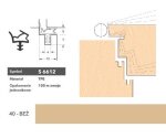 Uszczelka do drzwi wewnętrznych S6612 - 100 m Deventer Beżowy