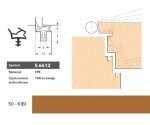 Uszczelka do drzwi wewnętrznych S6612 - 100 m Deventer Kibi
