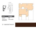 Uszczelka okienna przylgniowa S6624 – 150 m Deventer Dąb rustykalny