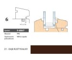 Uszczelka okienna przylgniowa S6867 – 400 m Deventer Dąb rustykalny