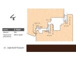 Uszczelka okienna przylgniowa S7624 – 250 m Deventer Dąb rustykalny