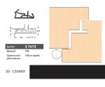Uszczelka do drzwi zewnętrznych S7672 – 150 m Deventer Czarny