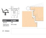 Uszczelka do drzwi wewnętrznych S7683 – 120 m Deventer Biały