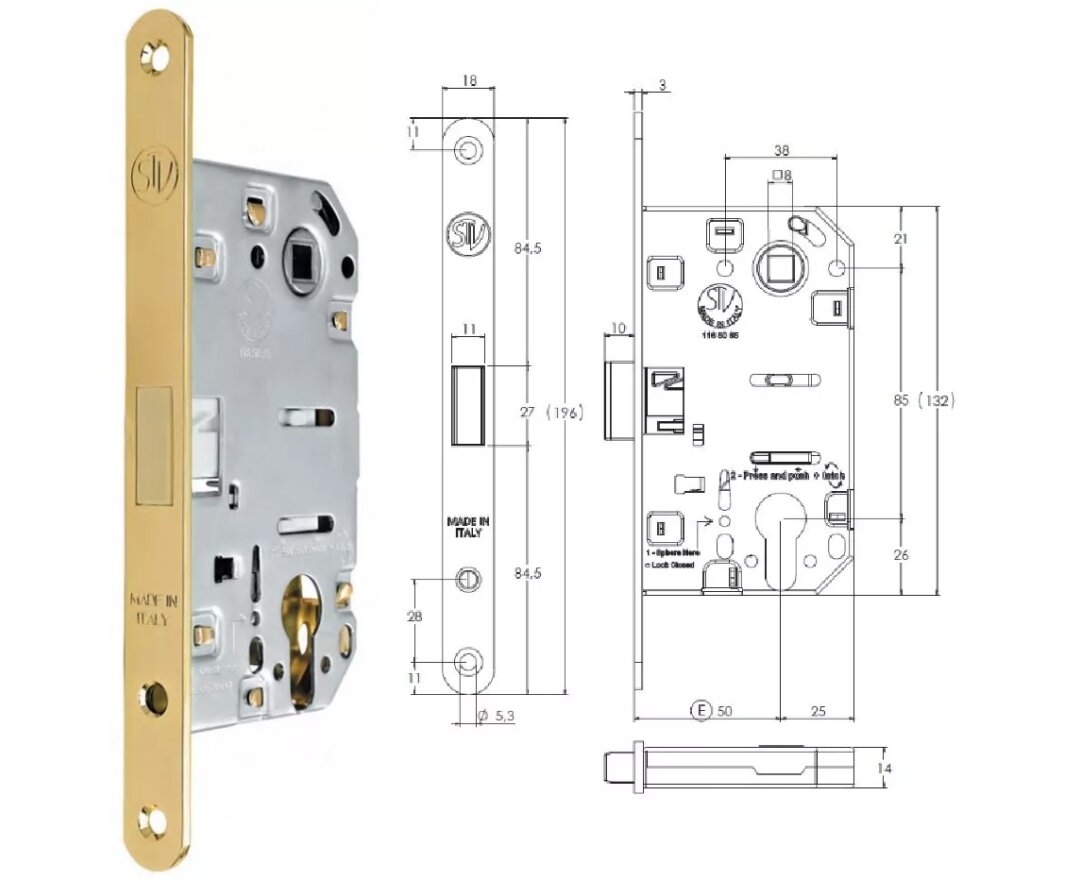 ZAMEK MAGNETYCZNY 85WB E=50mm- fot-