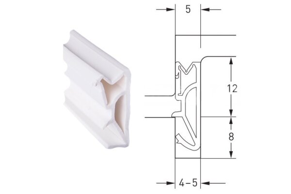 Uszczelka okienna SV12 – 200 m Deventer Biały