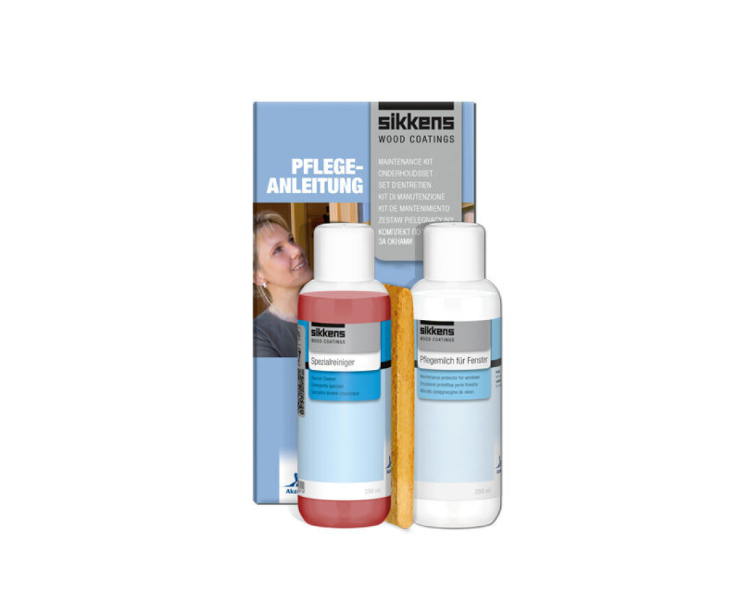 Zestaw Pflegeset Sikkens do konserwacji okien drewnianych- fot-