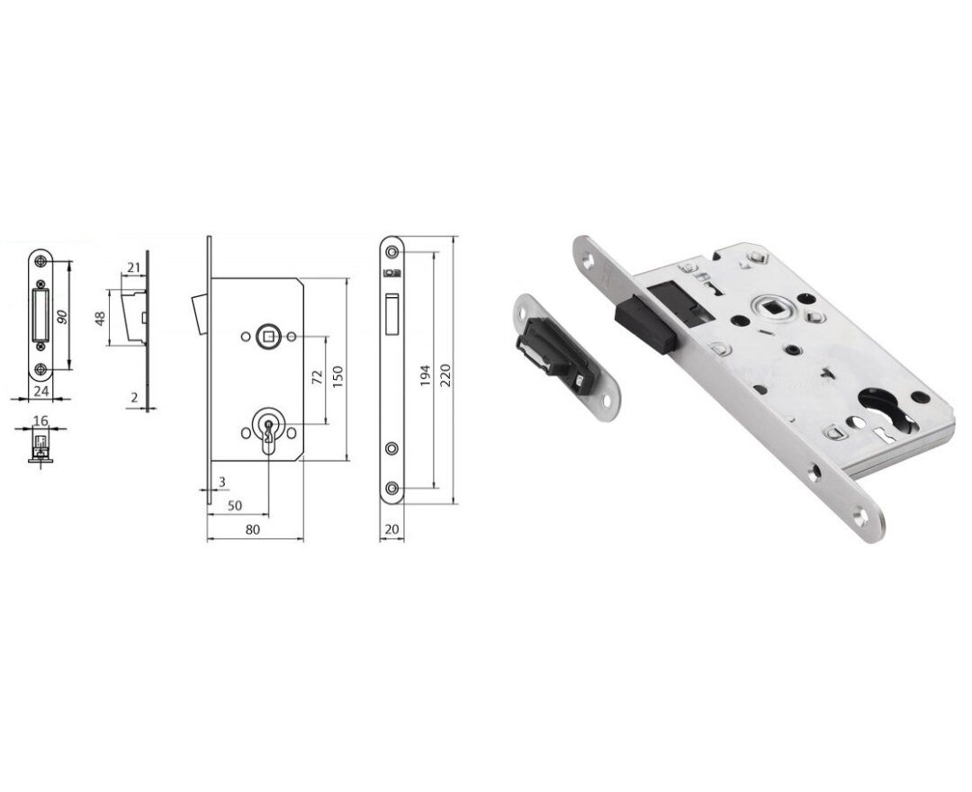 Zamek magnetyczny Z75M PZ- fot-